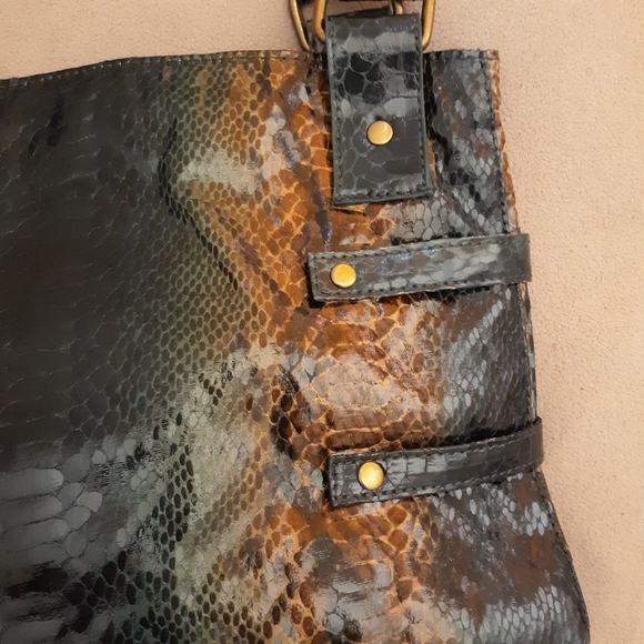 😎🐍Beautiful Snake-print Tote Bag!👜 - Picture 14 of 16